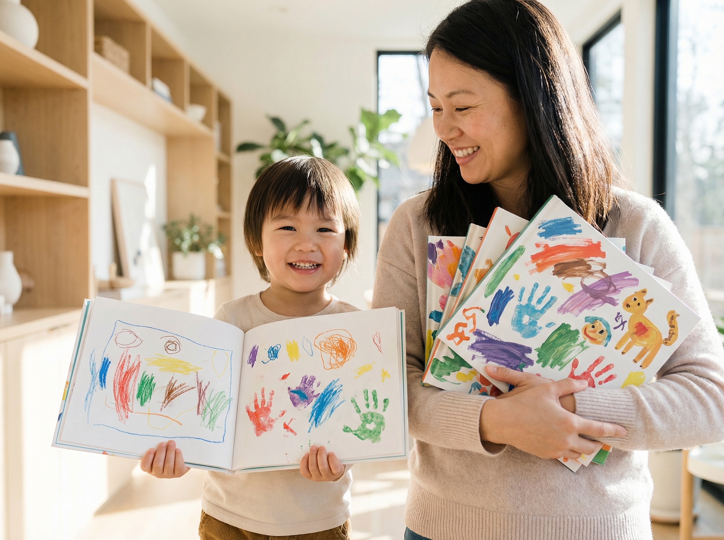 Kinderkunstbuch erhalten